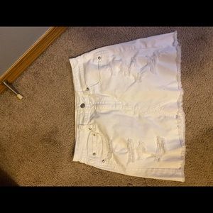 American eagle jean skirt